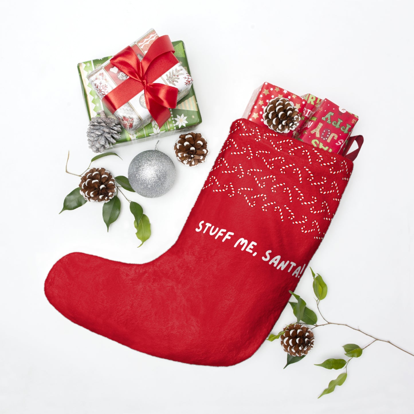 Stuff Me Santa Christmas Stocking